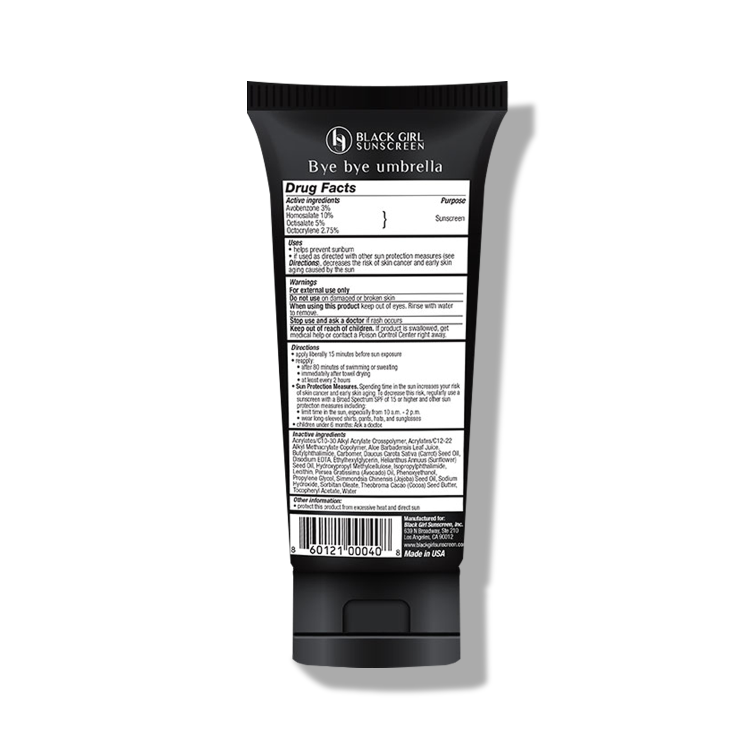 Black Girl Sunscreen Broad Spectrum - SPF 30 - 3 fl oz